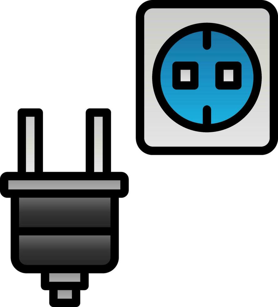 Plug Vector Icon Design