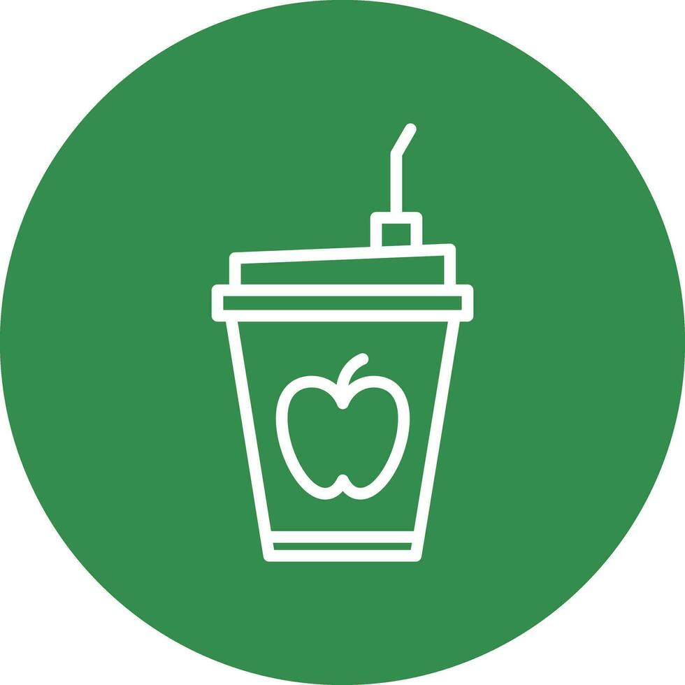 Fruit Smoothie Vector Icon Design