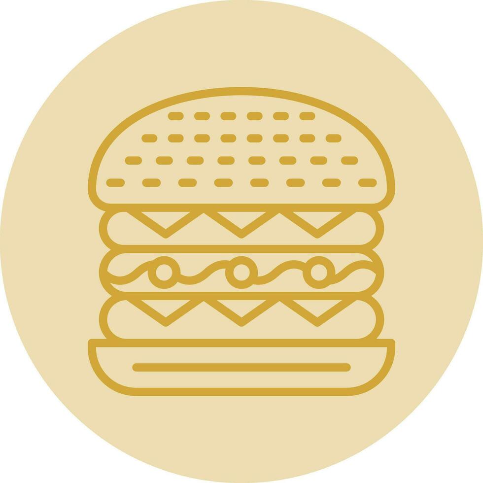 Cesar Burger Vector Icon Design
