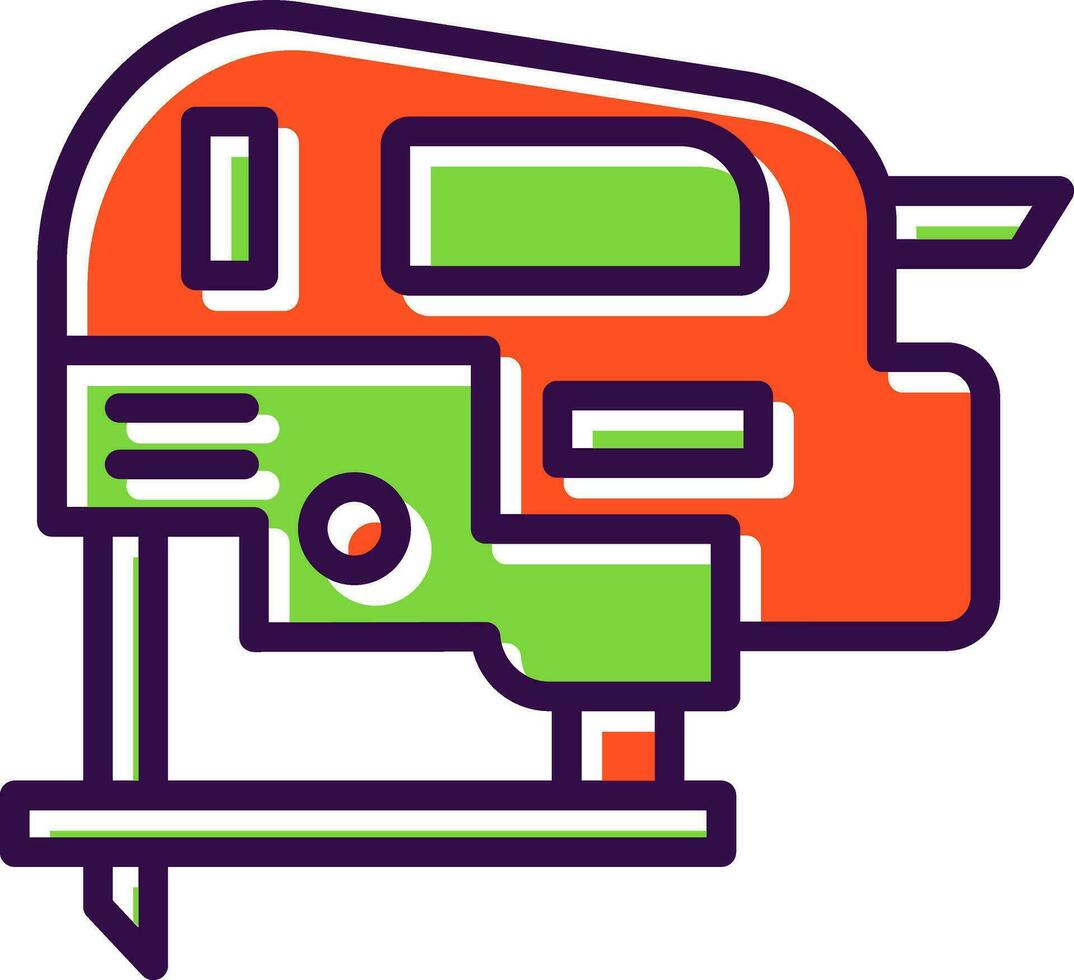 Jig saw Vector Icon Design