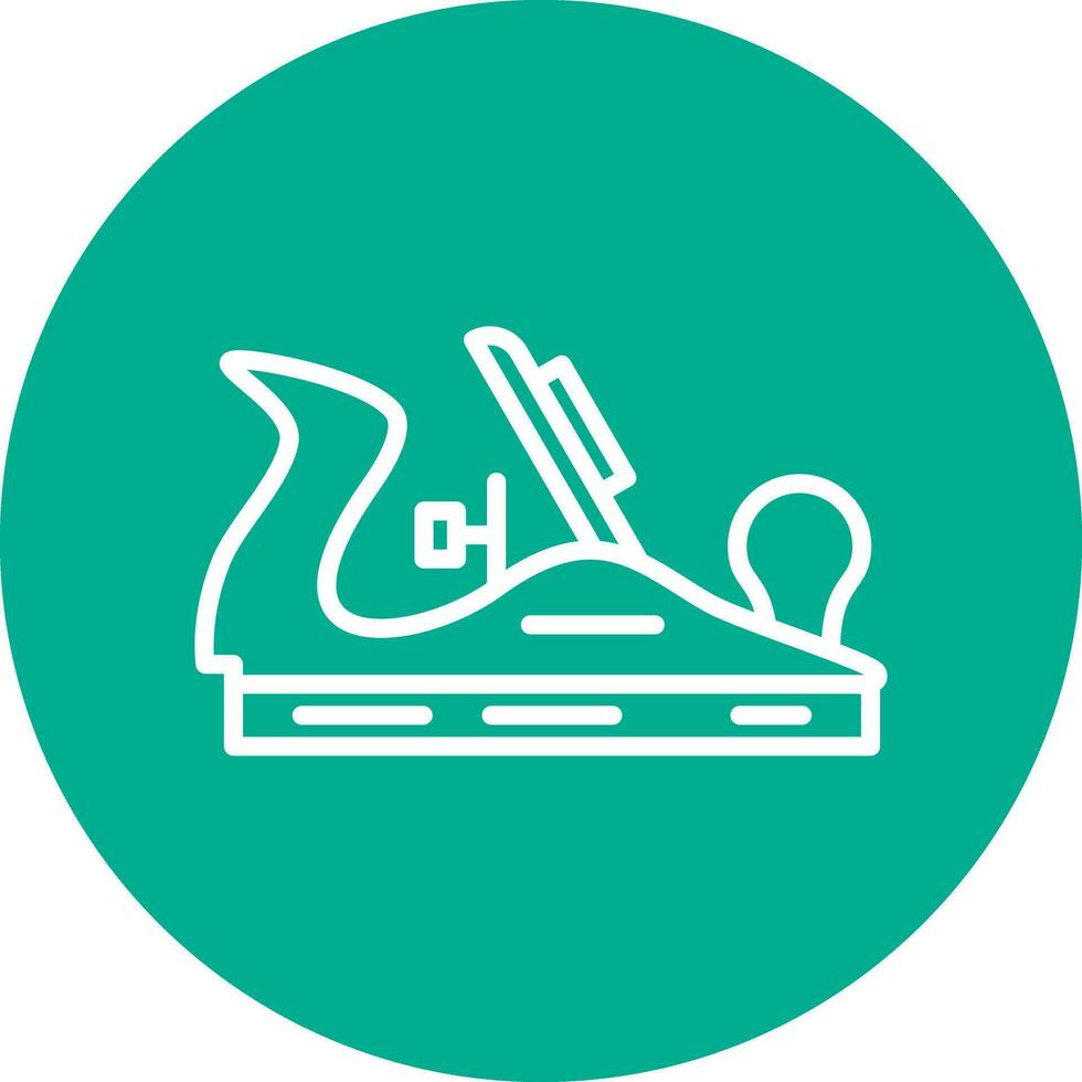 Wood plane Vector Icon Design