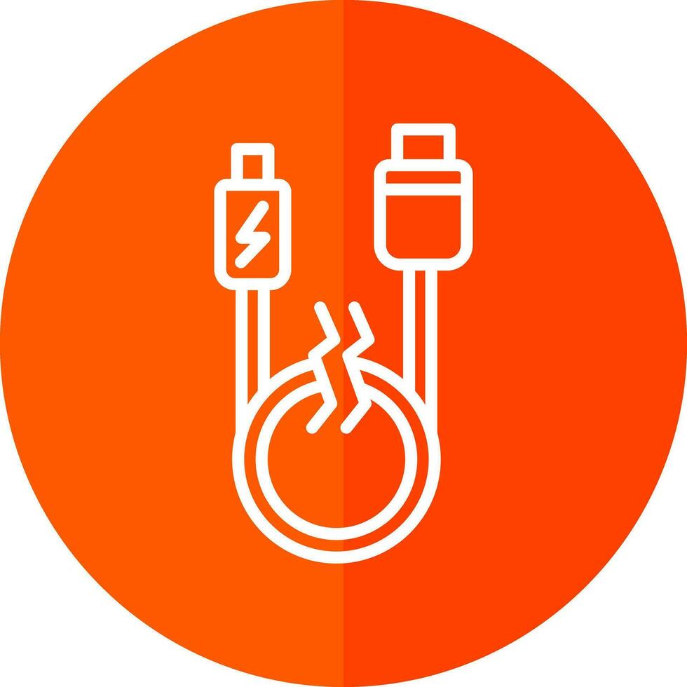 Usb cable Vector Icon Design