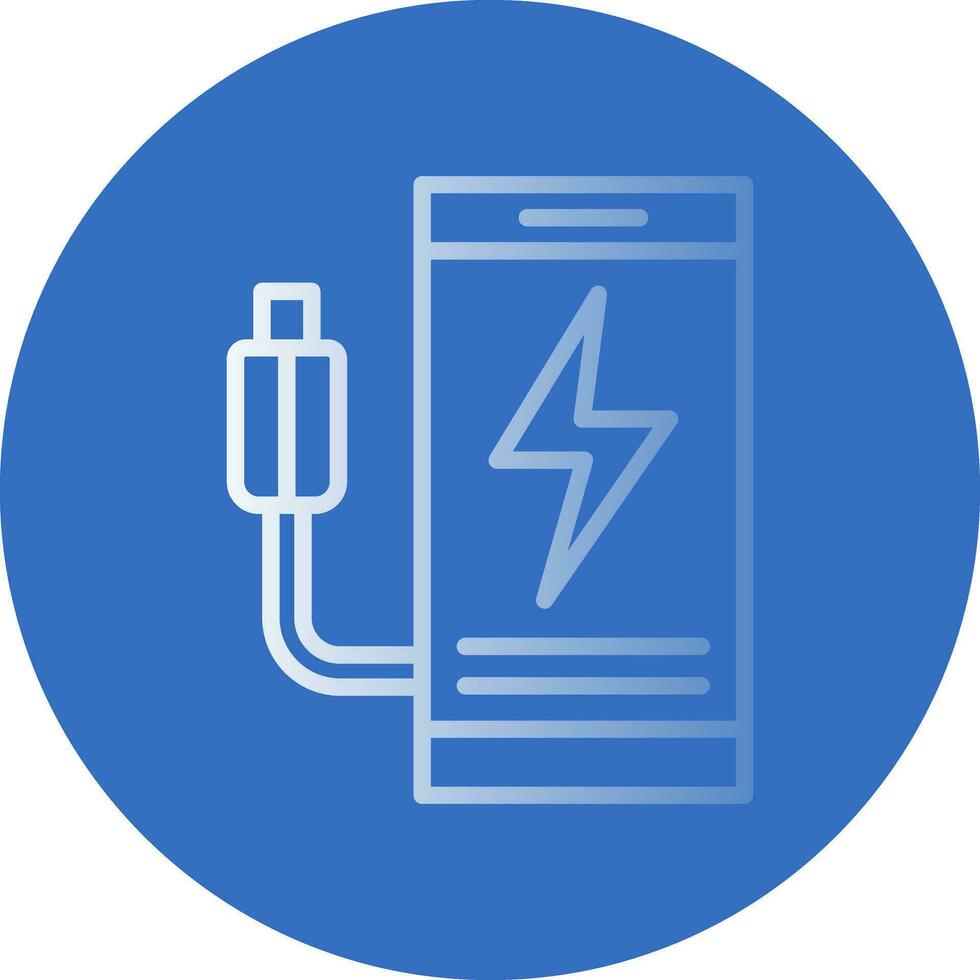 Mobile charging Vector Icon Design