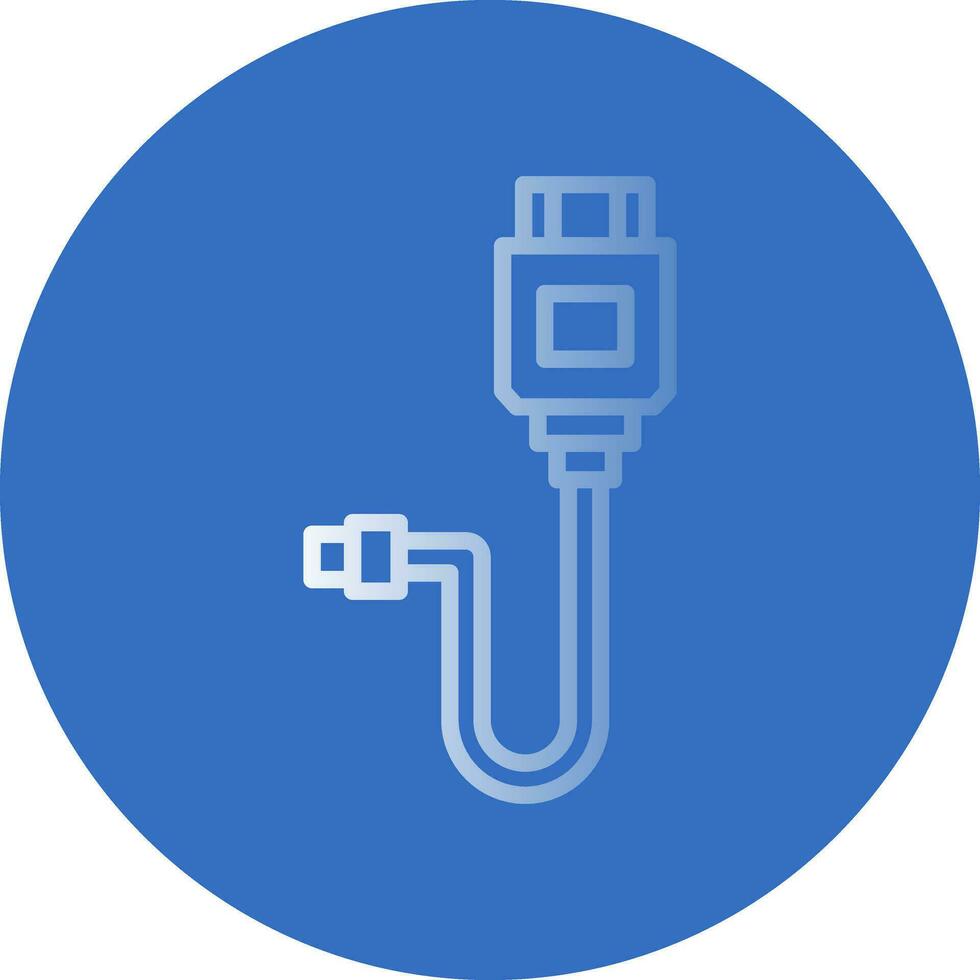 Hdmi cable Vector Icon Design