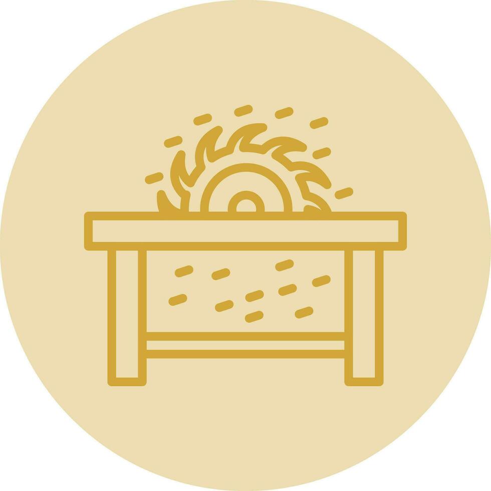 Sawdust Vector Icon Design