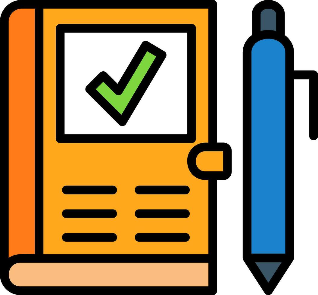 Checklist Vector Icon Design