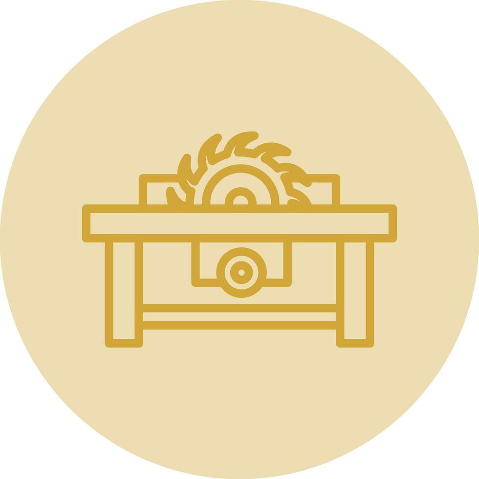 Table saw Vector Icon Design