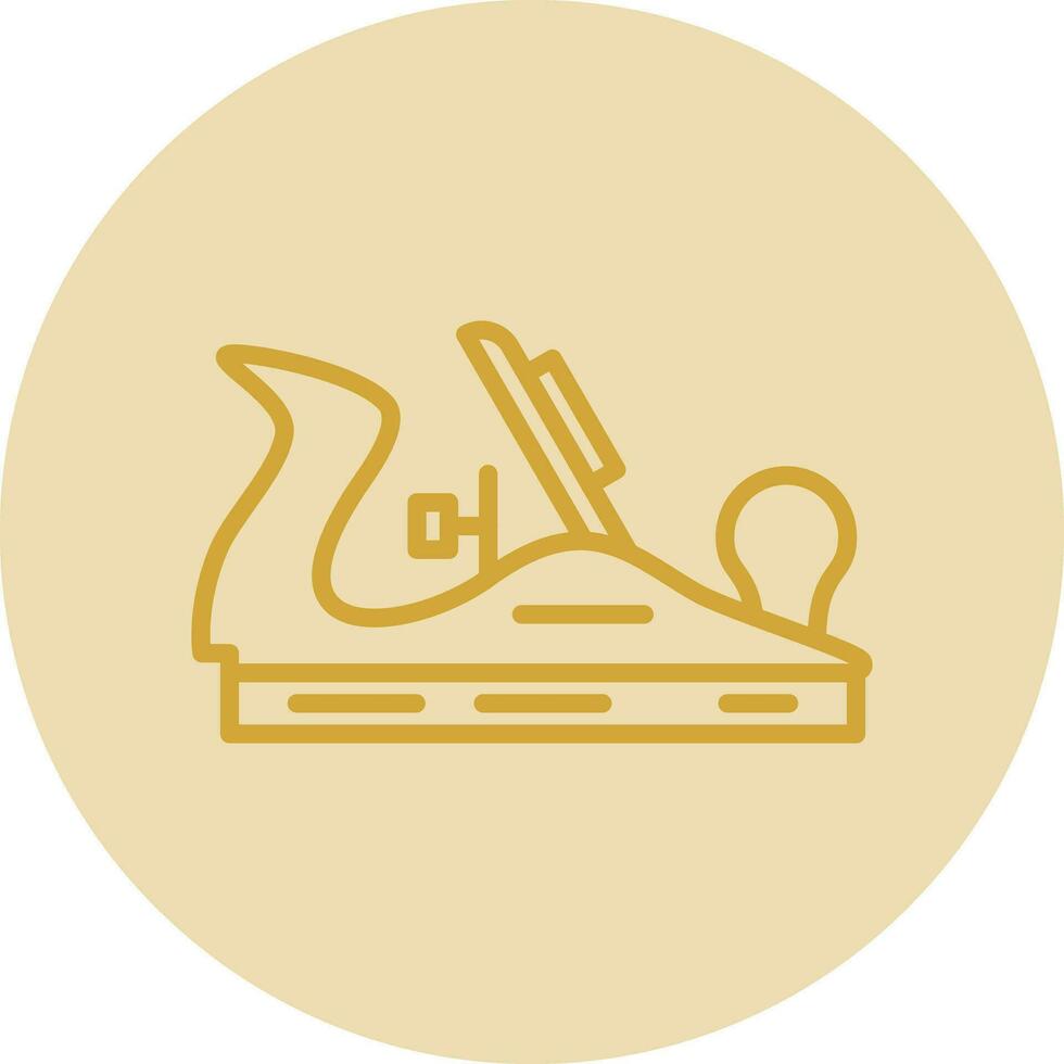 Wood plane Vector Icon Design