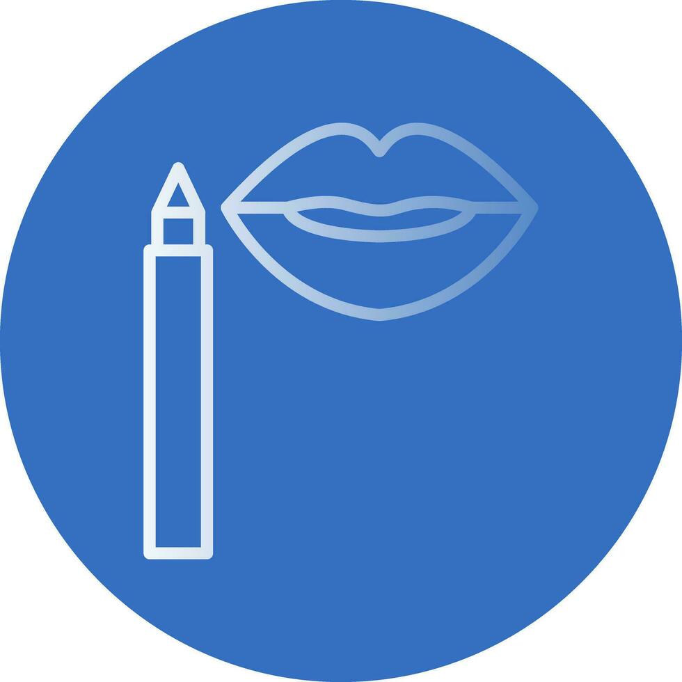 Lip Stain Vector Icon Design