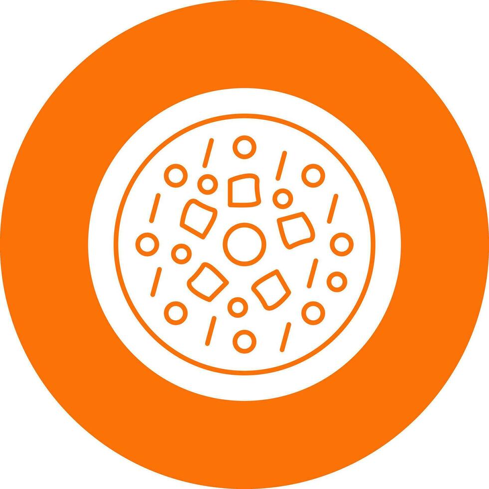 Caesar Pizza Vector Icon Design