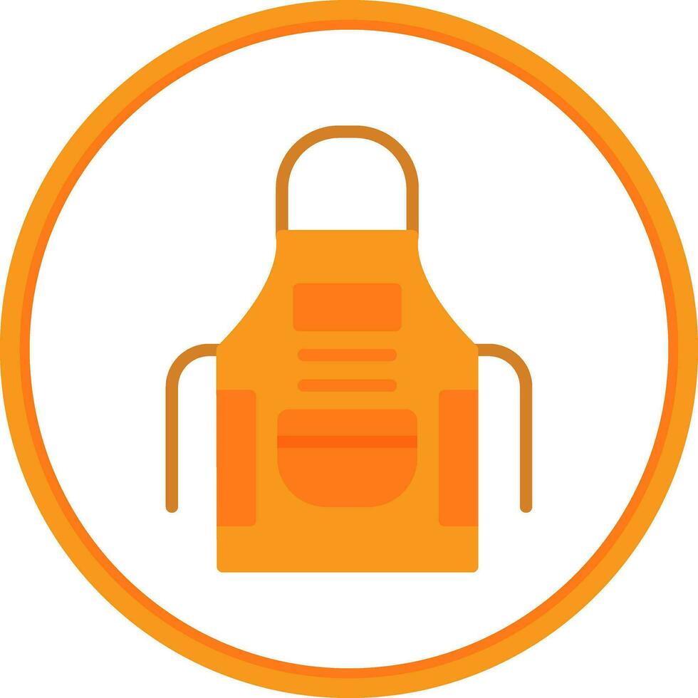 Apron Vector Icon Design