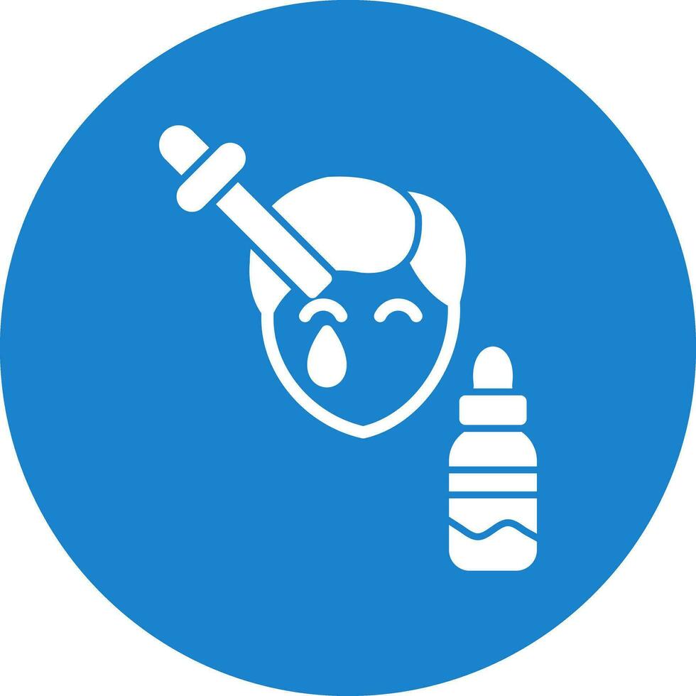 Face Oil Vector Icon Design