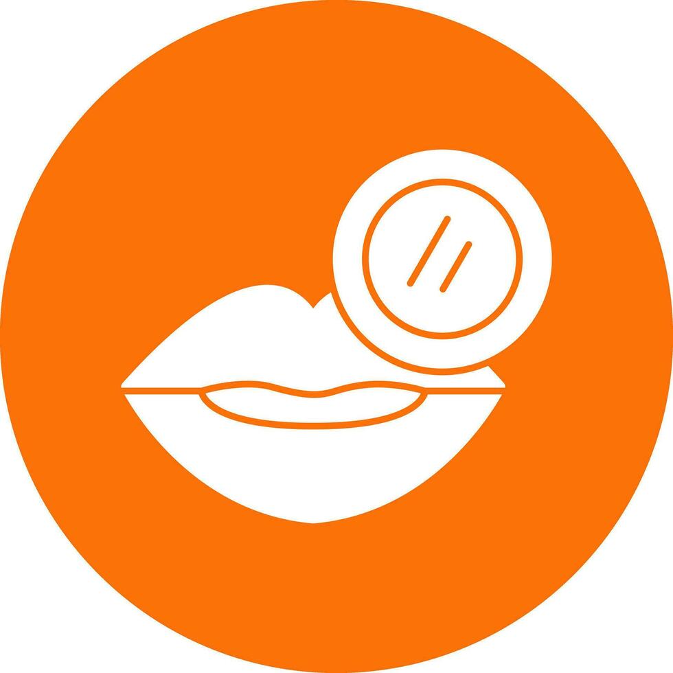 Lip Scrub Vector Icon Design