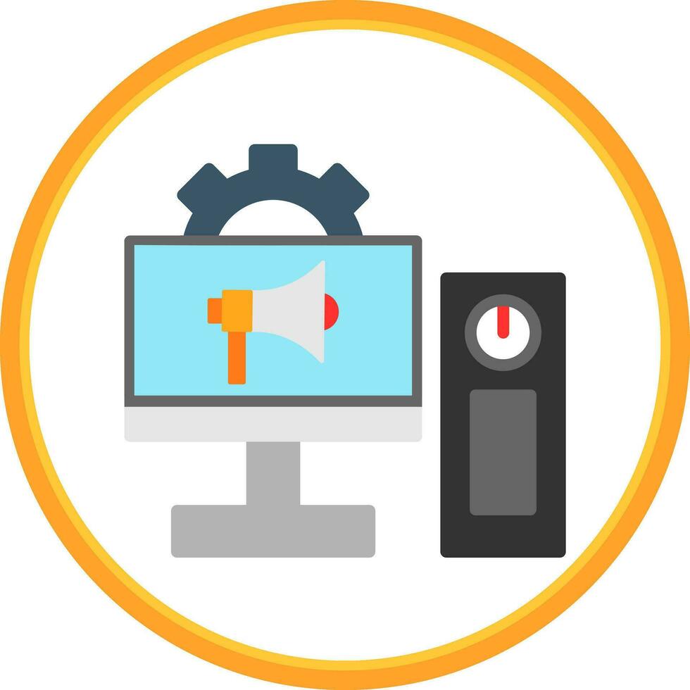 Computer Vector Icon Design