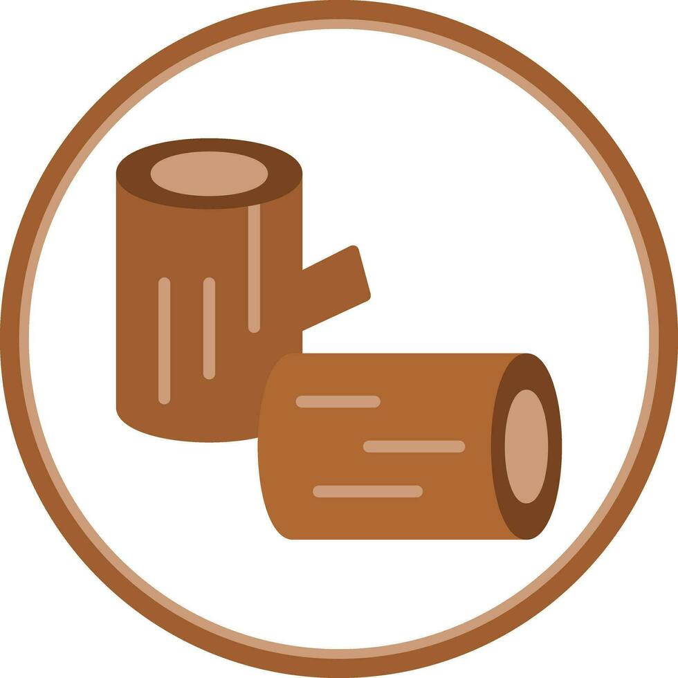 Wood Vector Icon Design