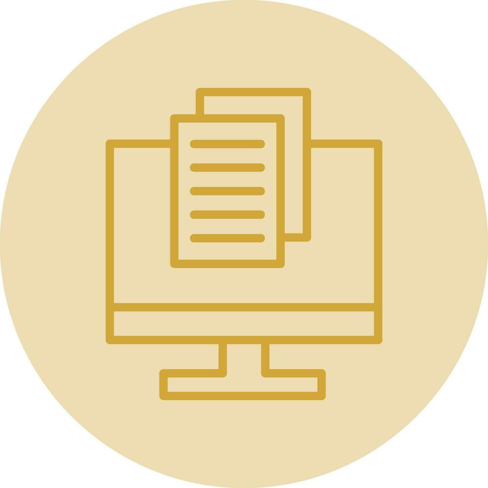 Desktop Vector Icon Design