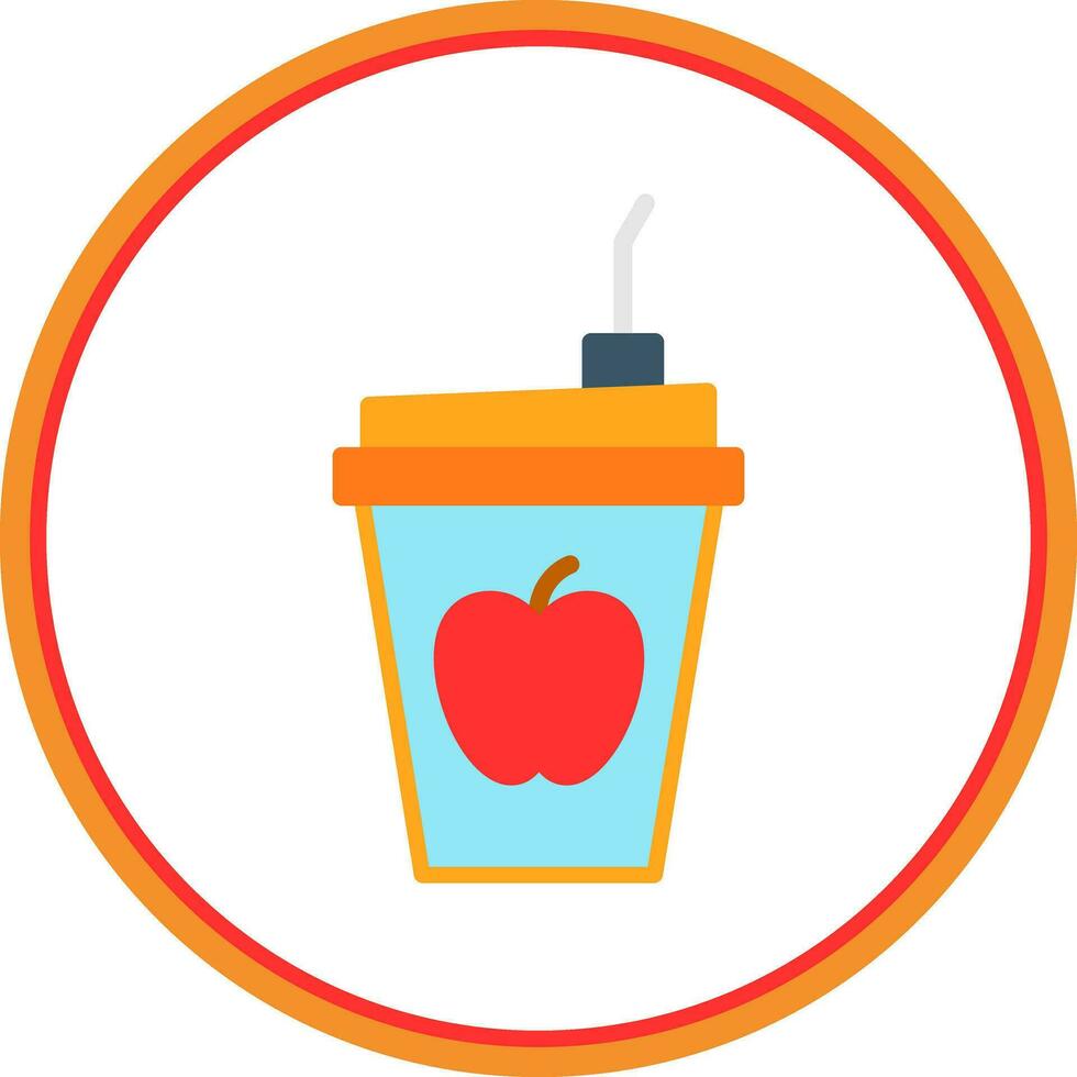 Fruit Smoothie Vector Icon Design
