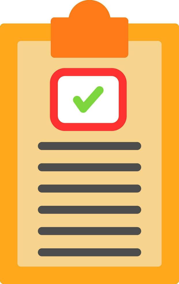 Checklist Vector Icon Design