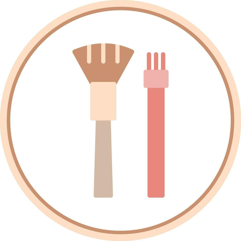 Makeup Brushes Vector Icon Design