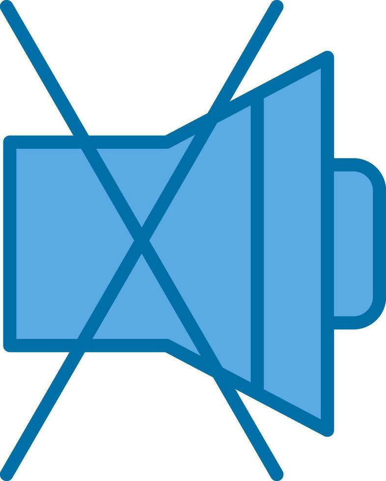 Mute Vector Icon Design