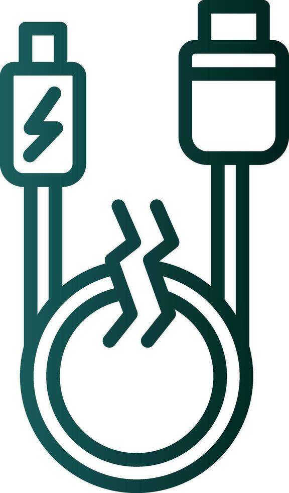 Usb cable Vector Icon Design