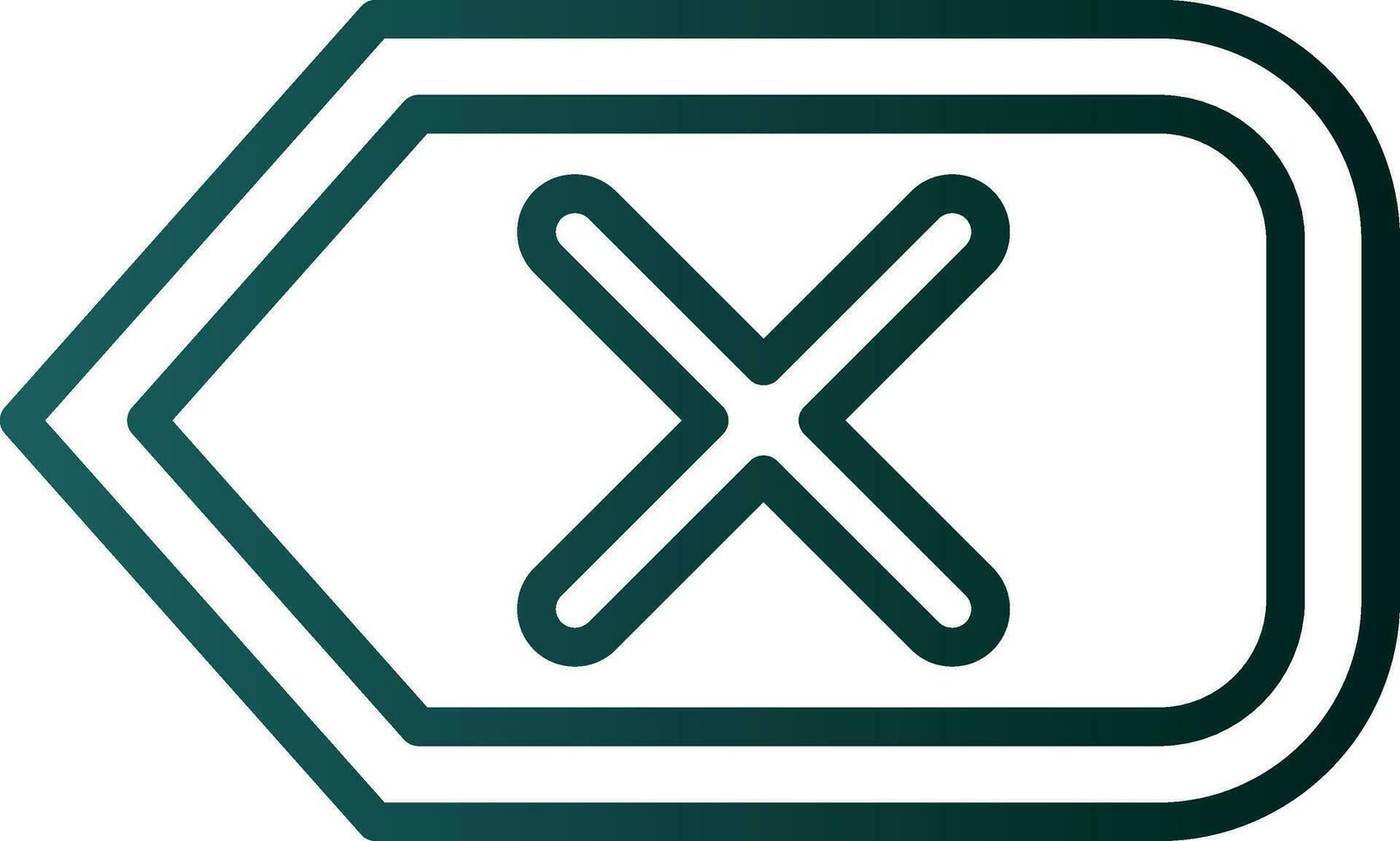 Delete Vector Icon Design