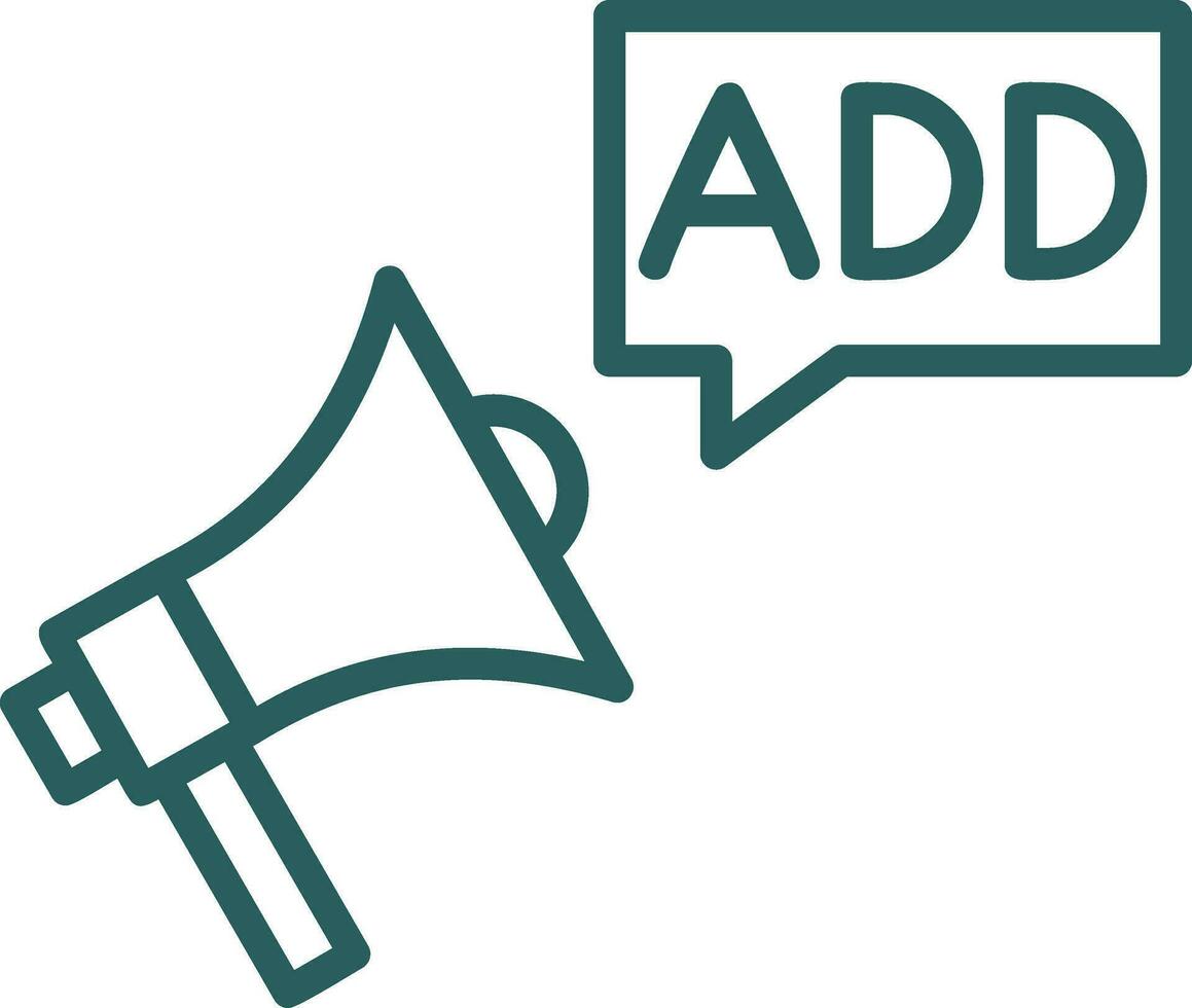 Advert Vector Icon Design