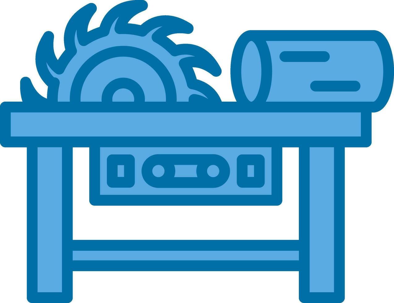 Sawmill Vector Icon Design