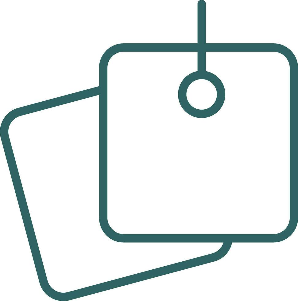 Sticky Notes Vector Icon Design
