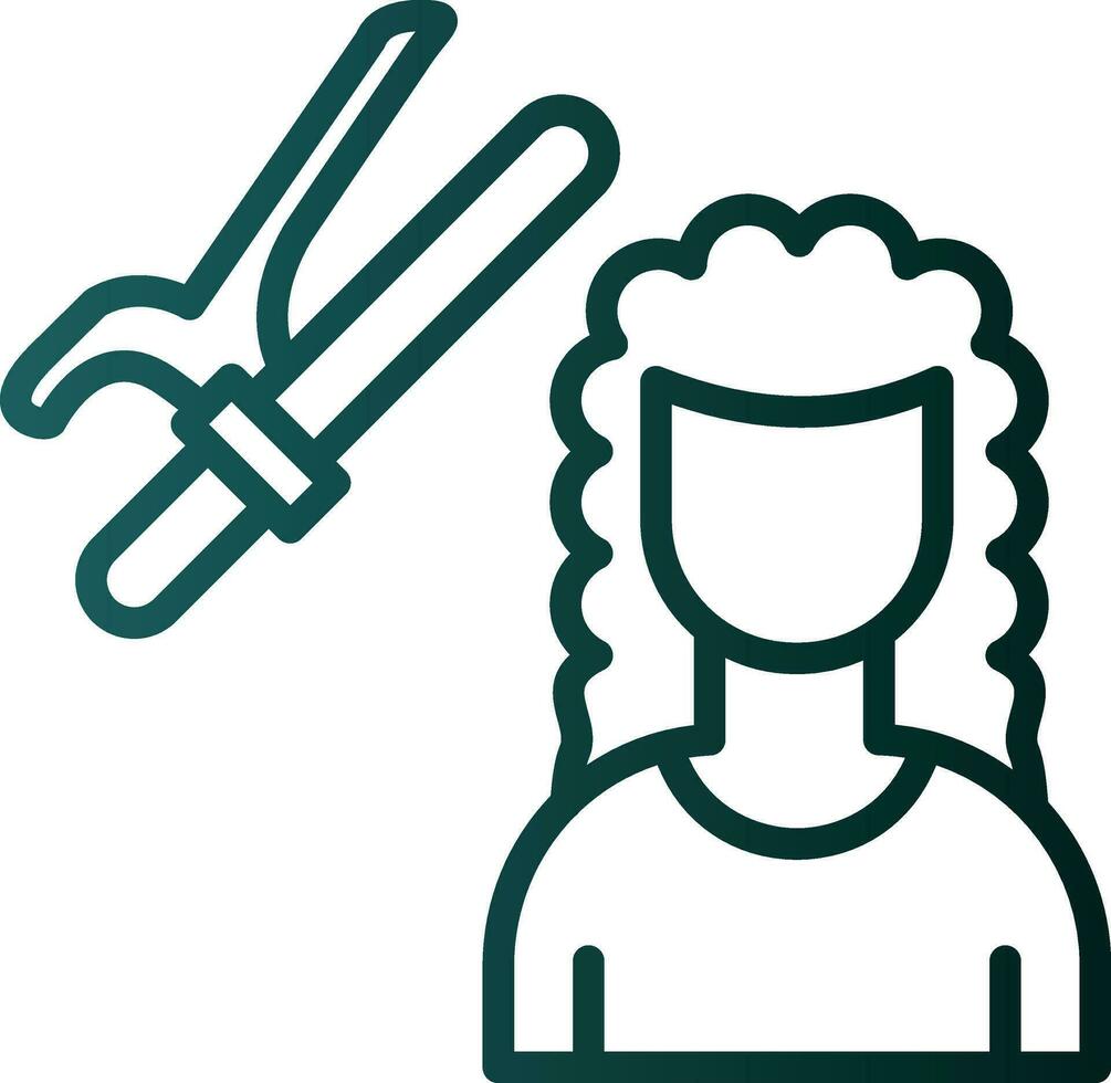 Hair Rollers Vector Icon Design
