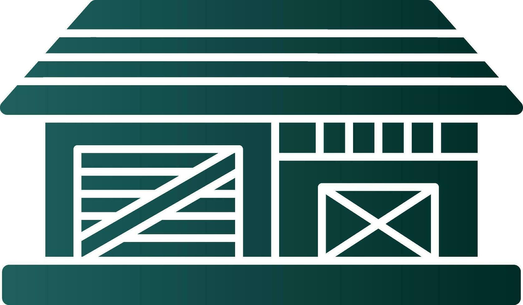 Shed Vector Icon Design