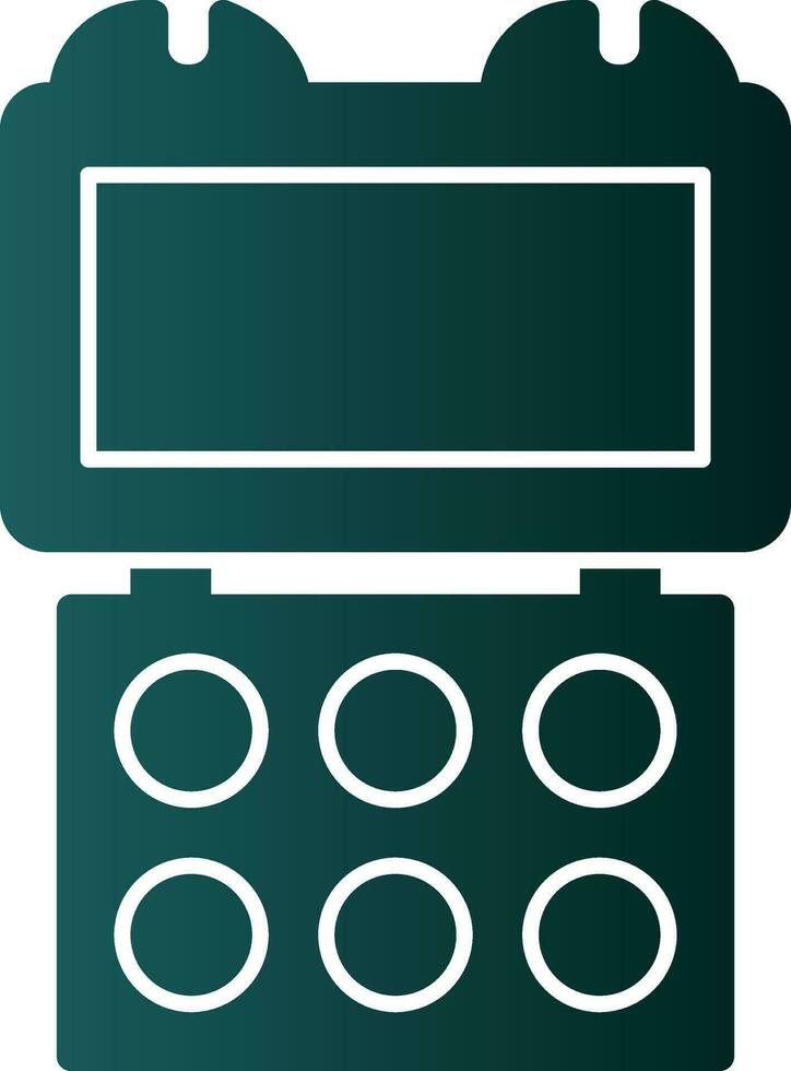 Eyeshadow Palette Vector Icon Design