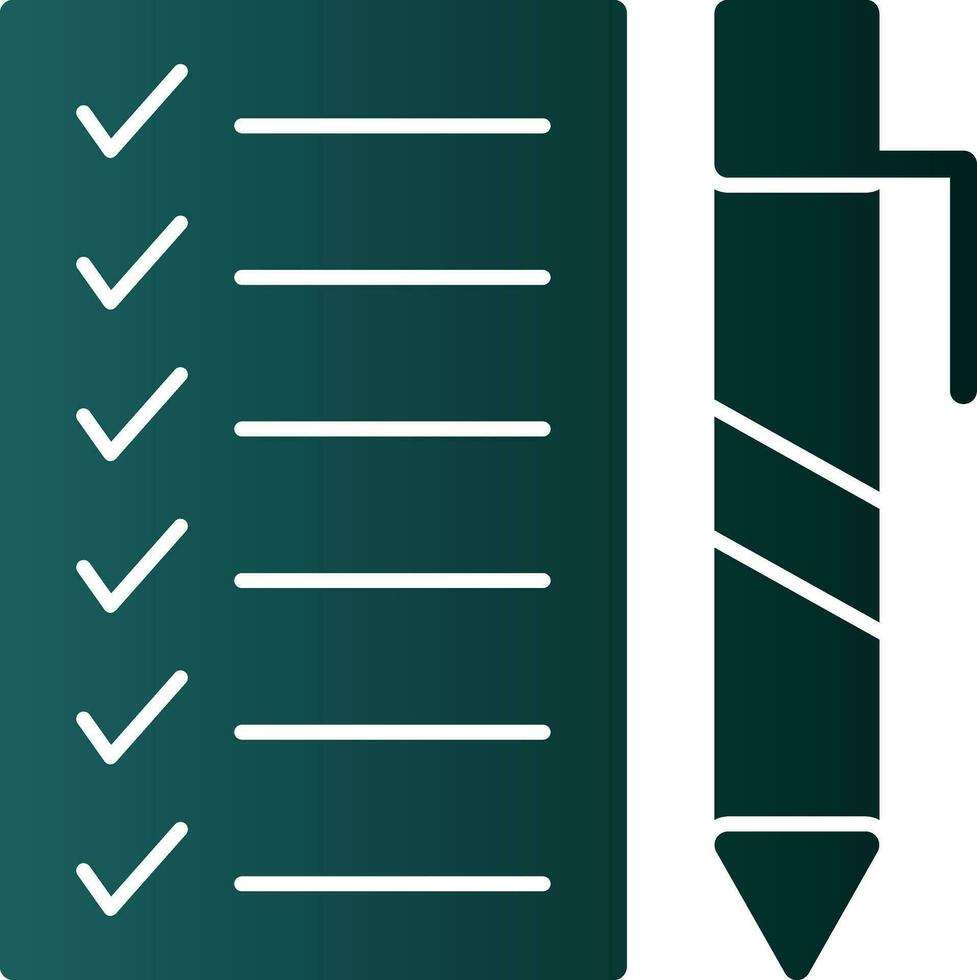 Checklist Vector Icon Design