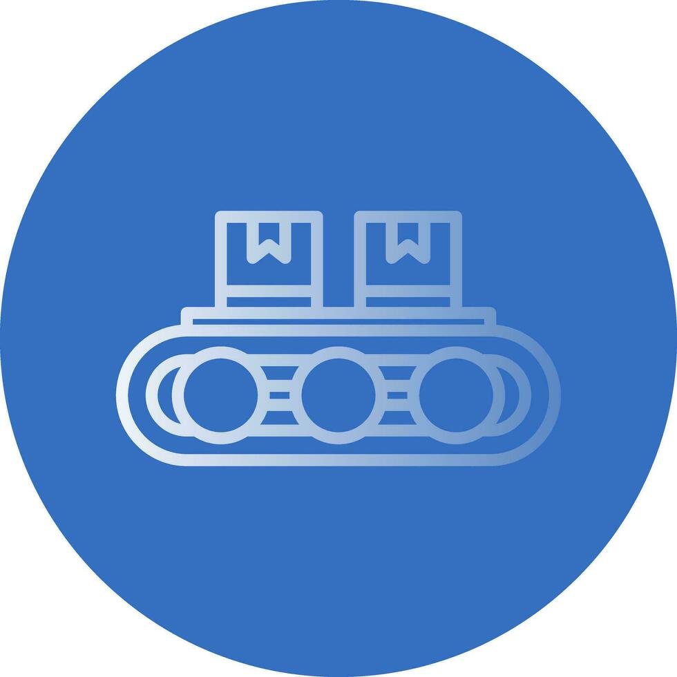 diseño de icono de vector de cinta transportadora