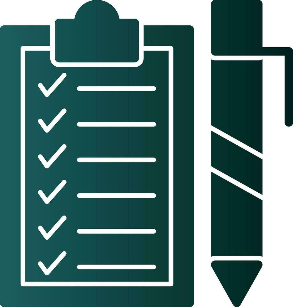 Checklist Vector Icon Design