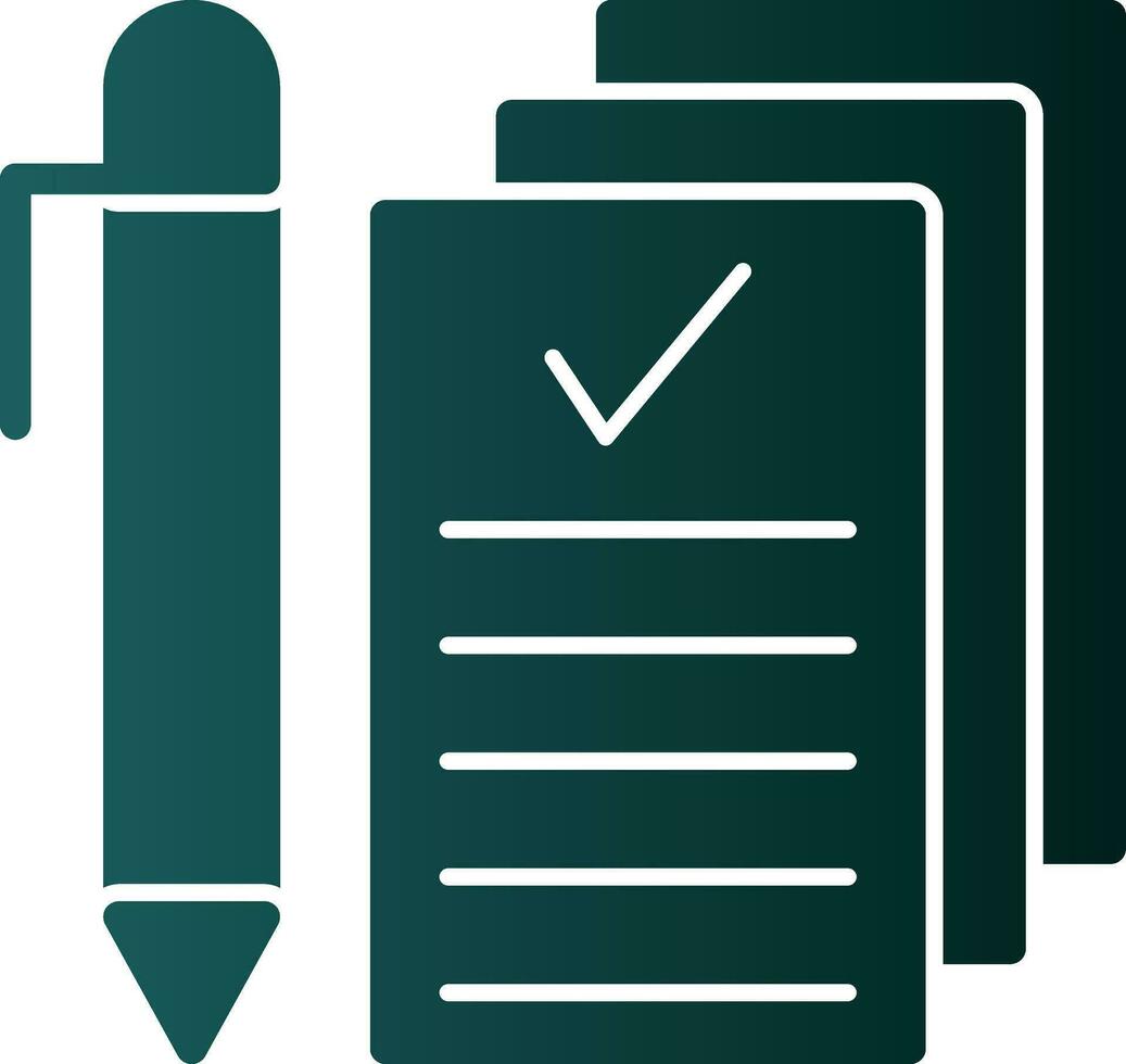 Checklist Vector Icon Design