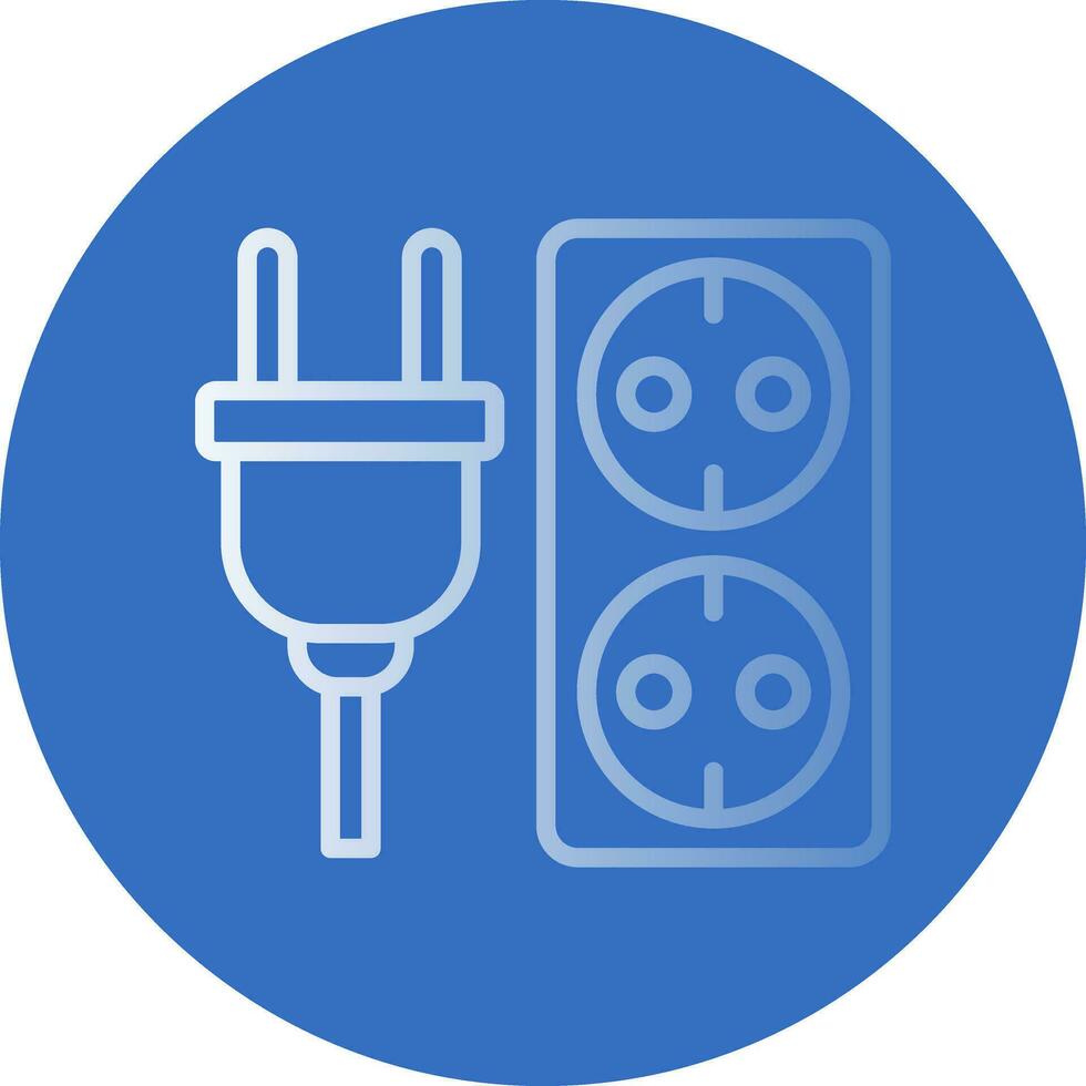 Electric socket Vector Icon Design