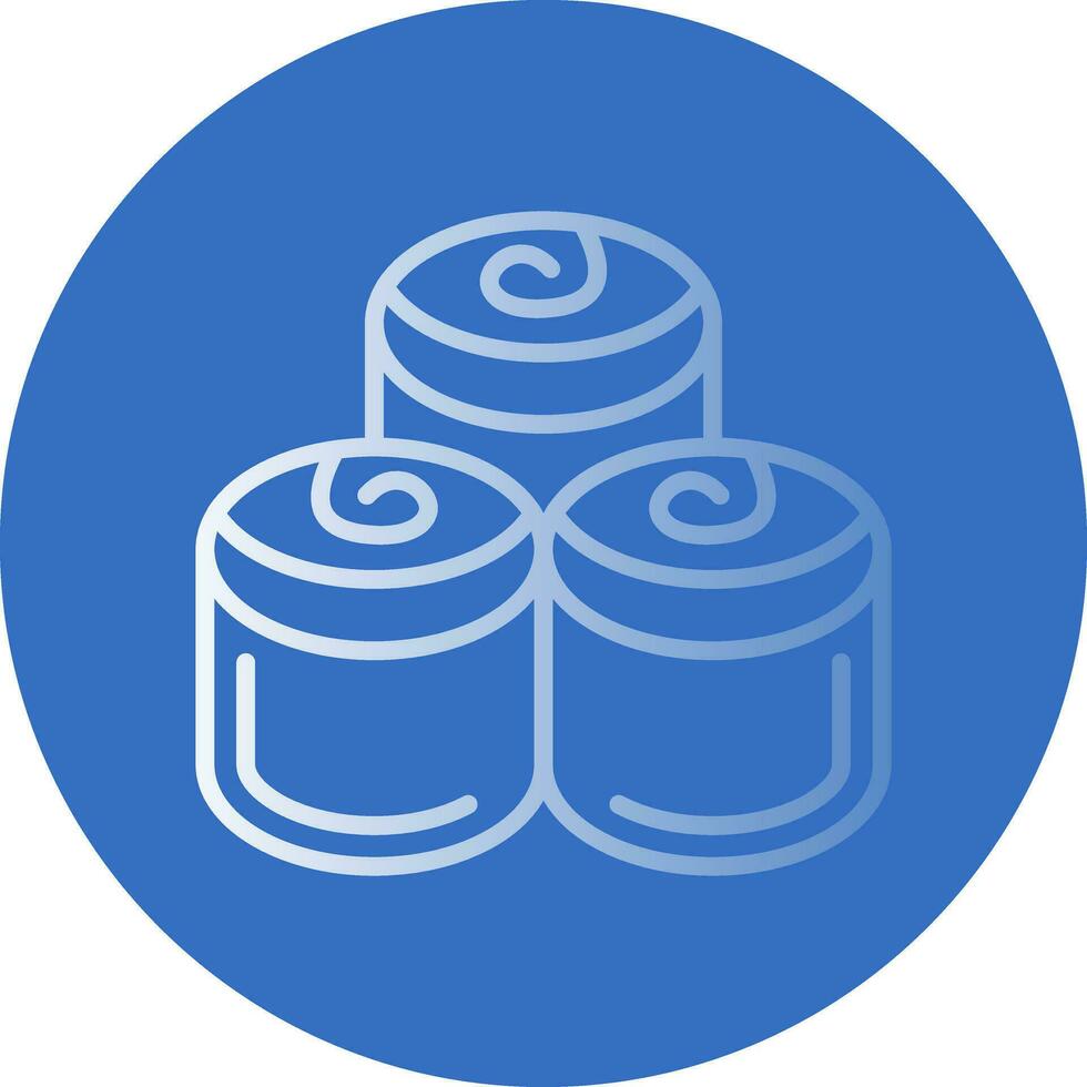 Cinnamon Rolls Vector Icon Design