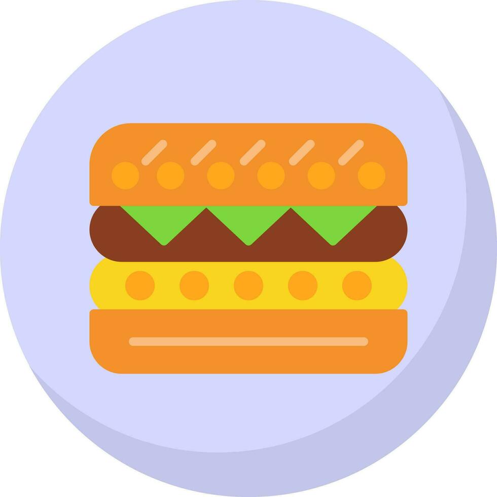 Tuna Melt Vector Icon Design