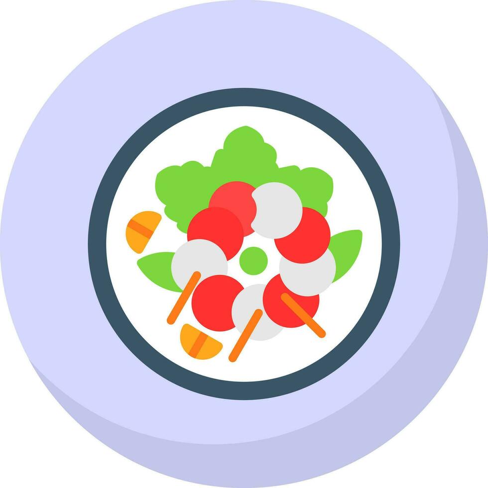 Quinoa Salad Vector Icon Design