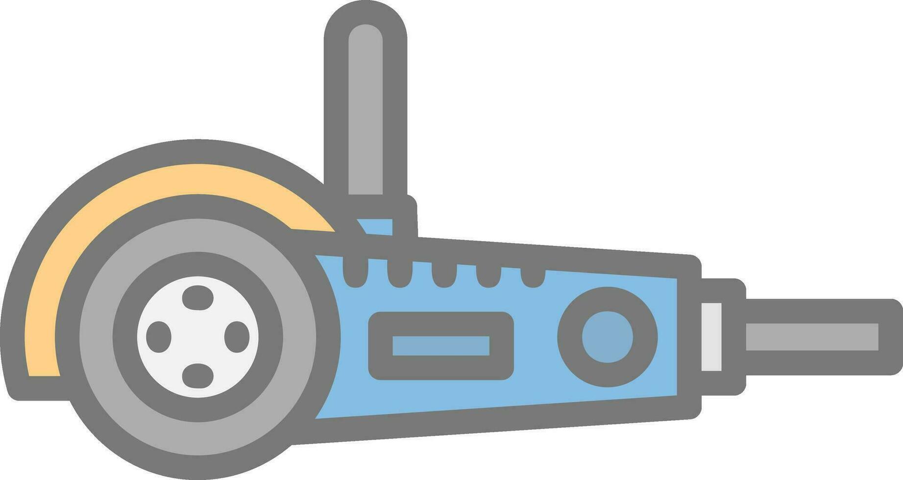 Angle grinder Vector Icon Design