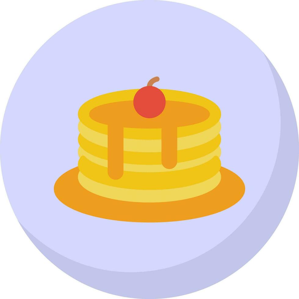 Pancakes Vector Icon Design