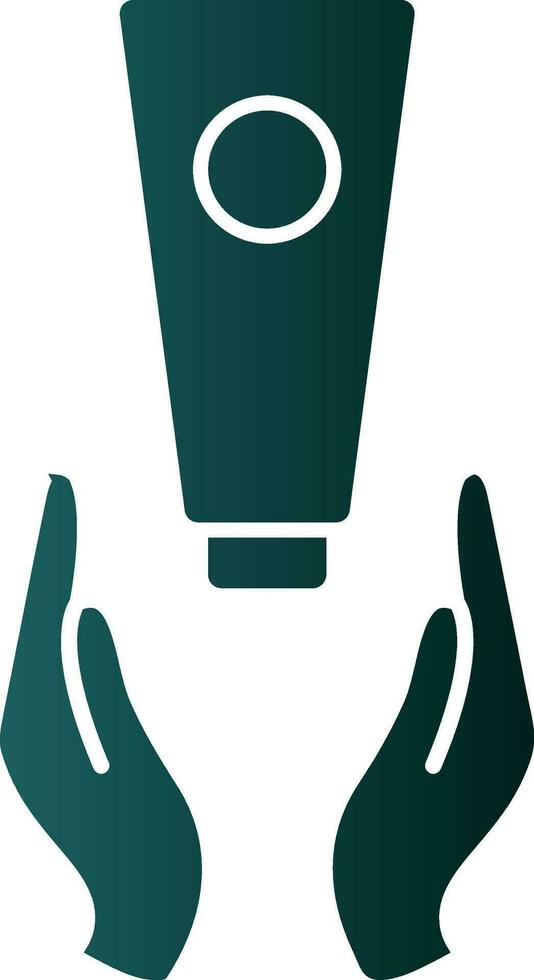 Hand Cream Vector Icon Design