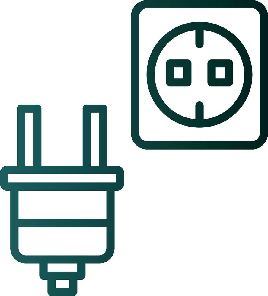 Plug Vector Icon Design