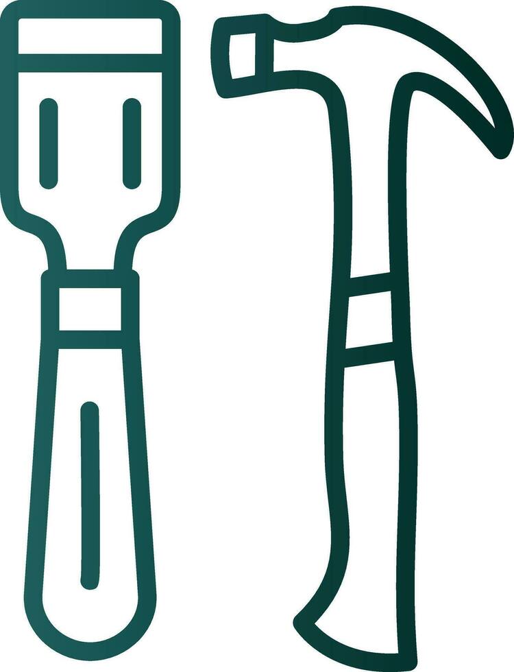 Chisel Vector Icon Design