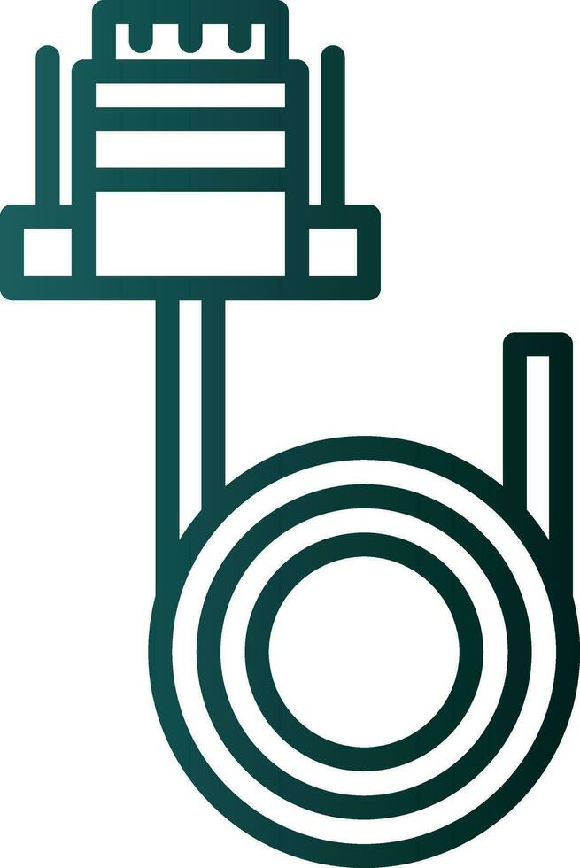 Vga cable Vector Icon Design