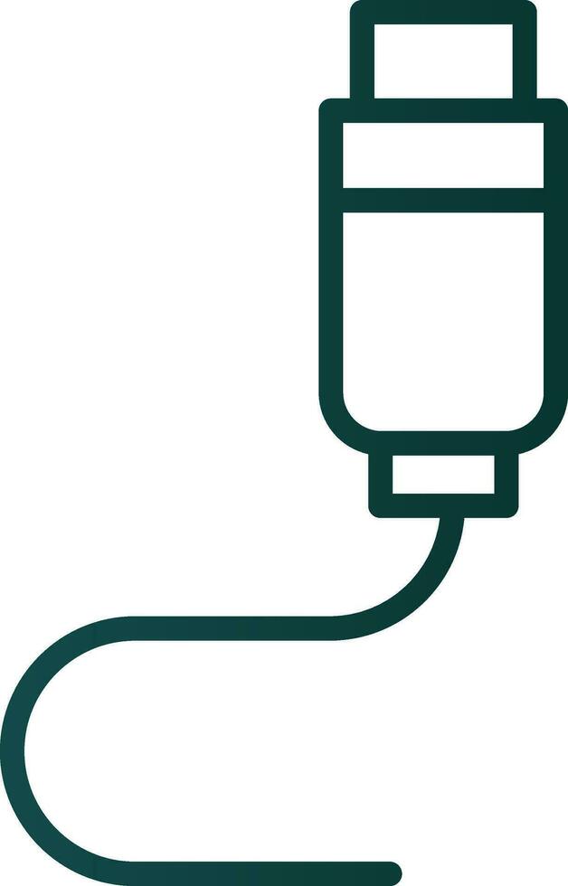 Usb connector Vector Icon Design