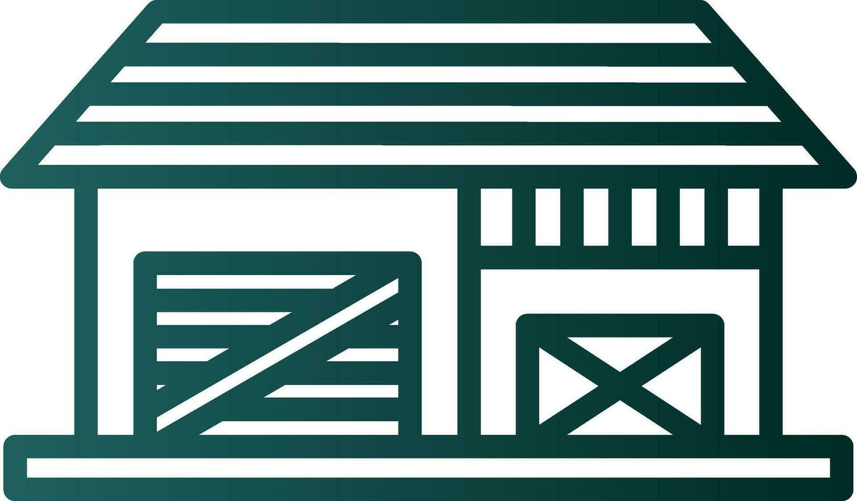 Shed Vector Icon Design