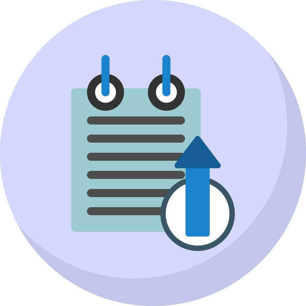 Notepad Vector Icon Design
