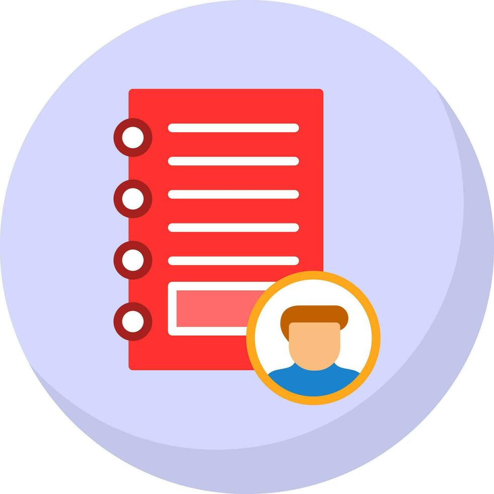 Notepad Vector Icon Design